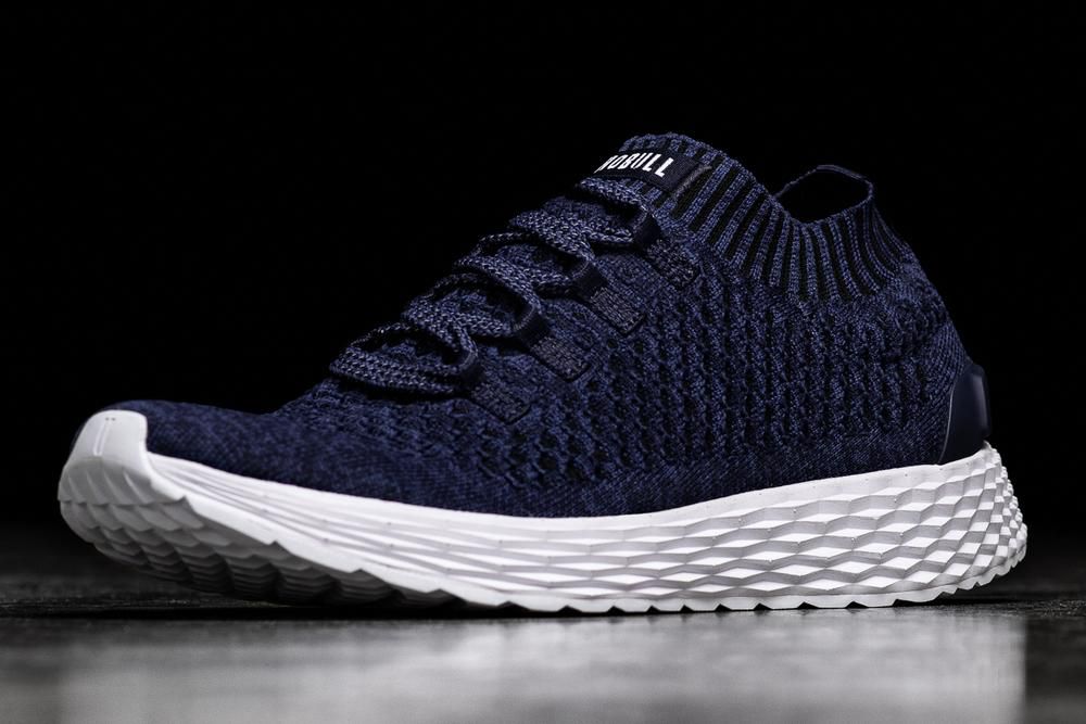 NOBULL Men's Midnight Knit Running Shoes - Navy - Ireland (6425ZJHYA)